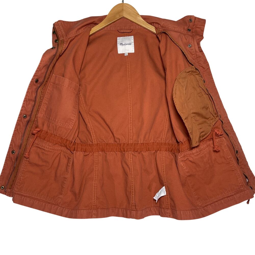 MADEWELL Women’s Utility Safari Jacket Zip and Snap front size small - Picture 4 of 5